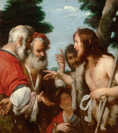 The Baptism of Christ by Guido Reni